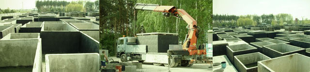 Zbiorniki betonowe w Jutrosin